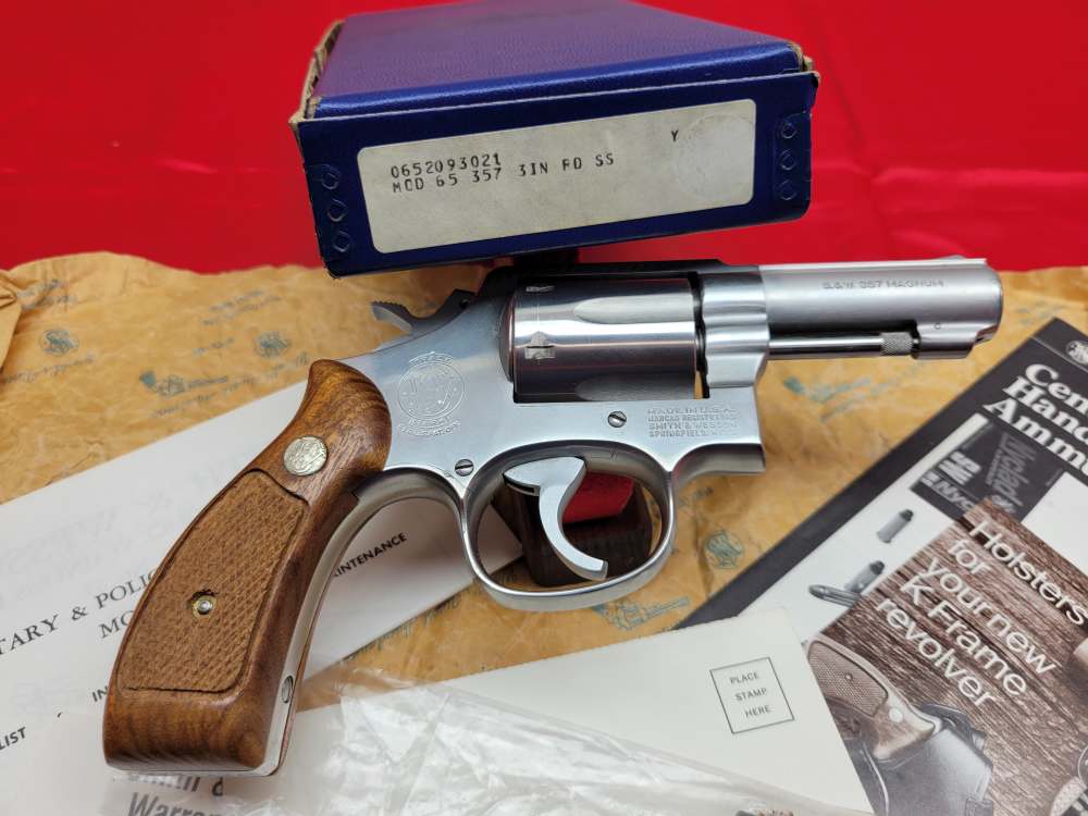 S&W 65-2 Transition model 357 recessed cylinder, NON-pinned barrel * RARE *-img-9