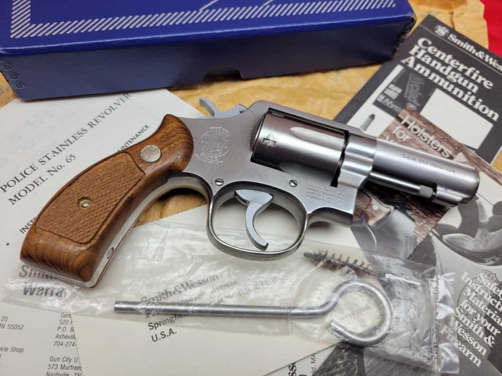 S&W 65-2 Transition model 357 recessed cylinder, NON-pinned barrel * RARE *-img-7