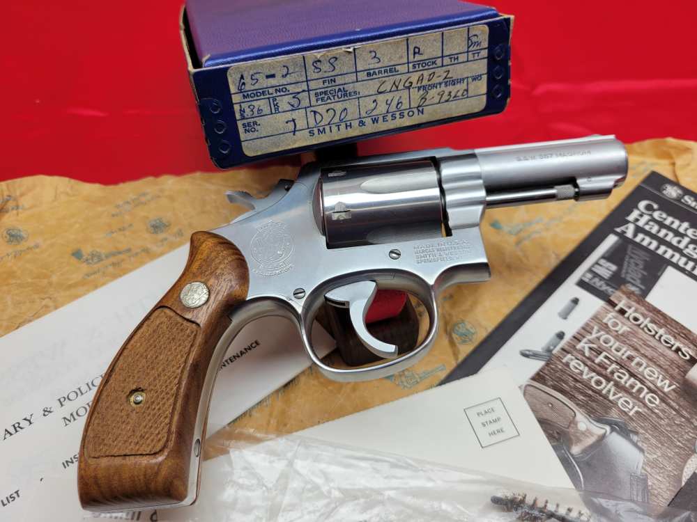 S&W 65-2 Transition model 357 recessed cylinder, NON-pinned barrel * RARE *-img-10