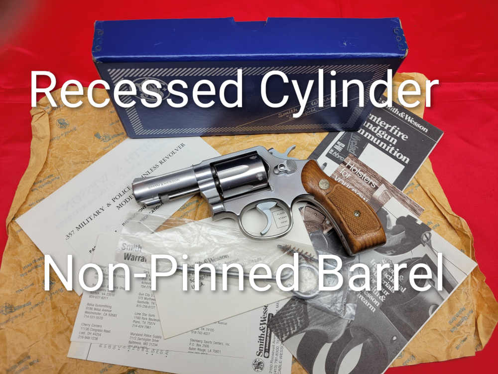 S&W 65-2 Transition model 357 recessed cylinder, NON-pinned barrel * RARE *-img-0