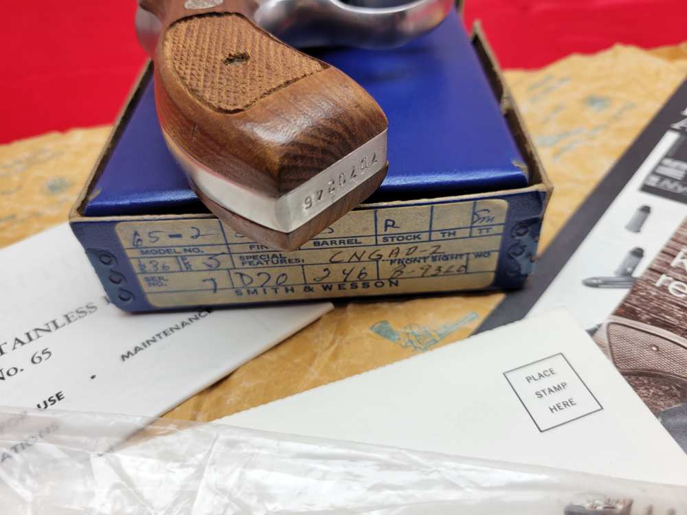 S&W 65-2 Transition model 357 recessed cylinder, NON-pinned barrel * RARE *-img-8