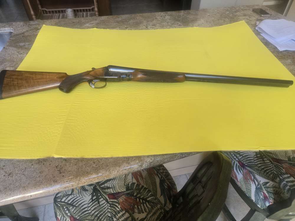 Parker VH 12 Gauge SxS 28" Vulcan Steel – Larry Brace Restored – Miller Tri-img-2