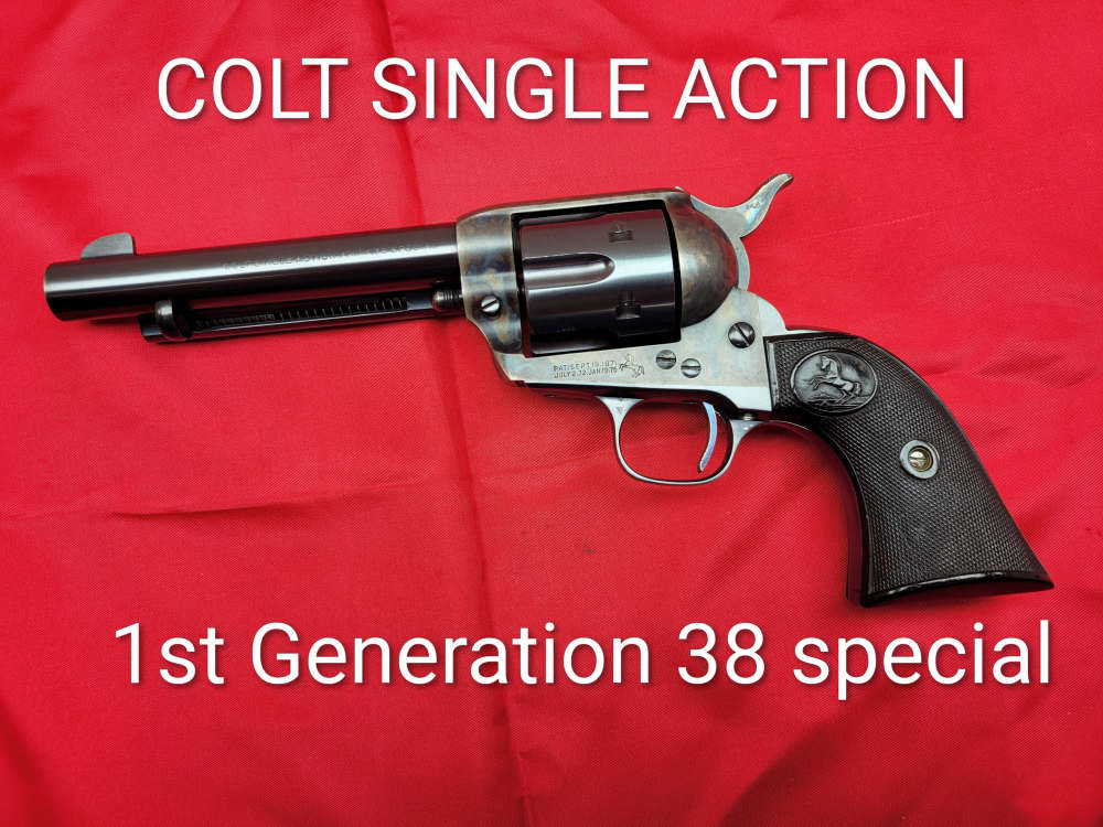 COLT SAA 1st gen 38 Special Single Action Army  MINT CONDITION-img-0