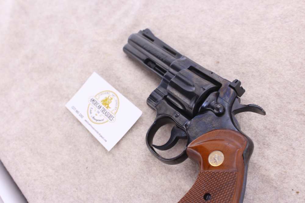 Colt Python 357Mag/38Spl/4" Blued Gen 1 1980 "V" High Condition -img-13