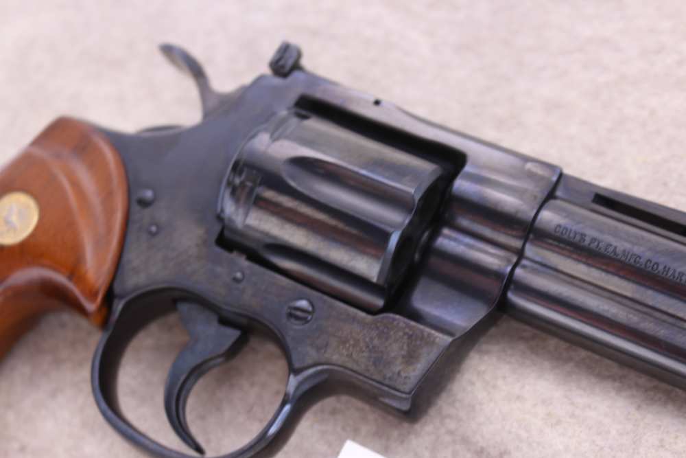 Colt Python 357Mag/38Spl/4" Blued Gen 1 1980 "V" High Condition -img-10