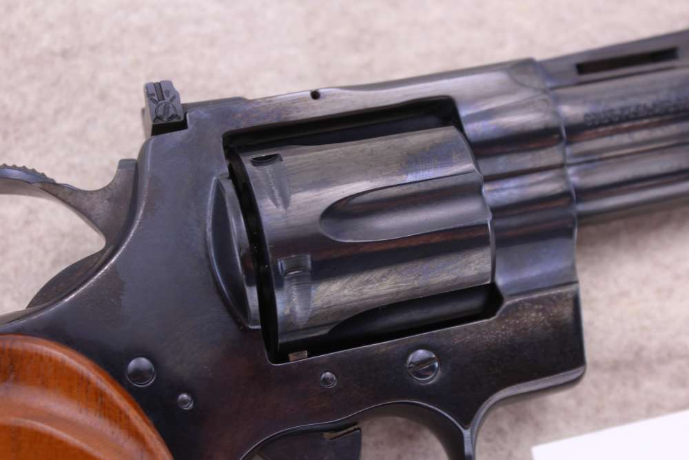 Colt Python 357Mag/38Spl/4" Blued Gen 1 1980 "V" High Condition -img-11