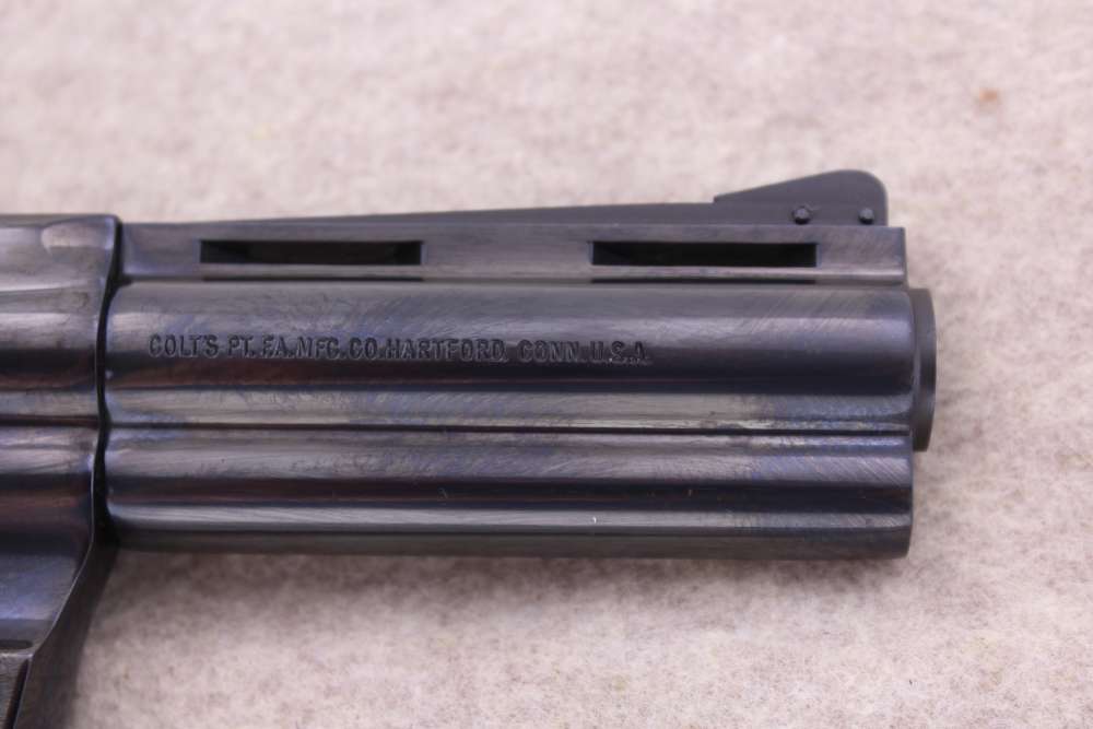 Colt Python 357Mag/38Spl/4" Blued Gen 1 1980 "V" High Condition -img-9
