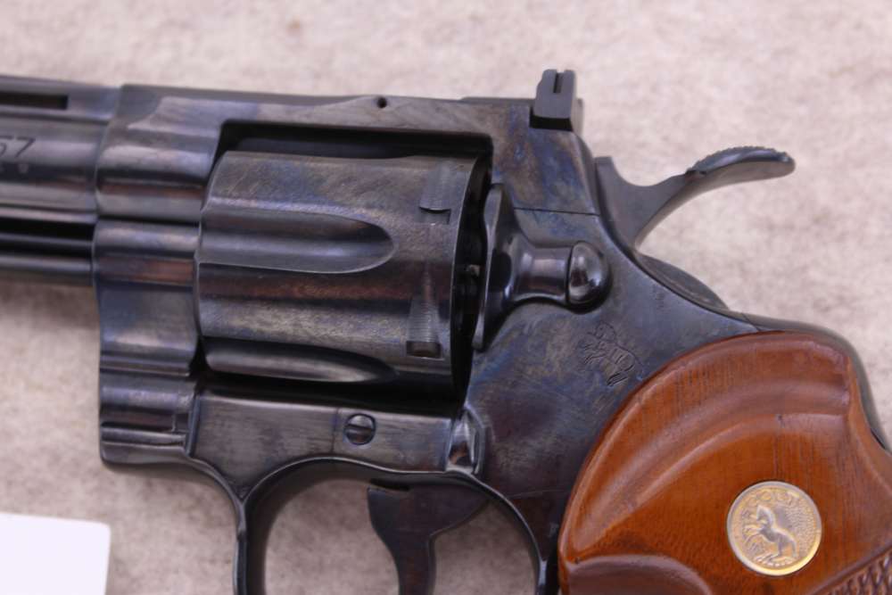 Colt Python 357Mag/38Spl/4" Blued Gen 1 1980 "V" High Condition -img-5