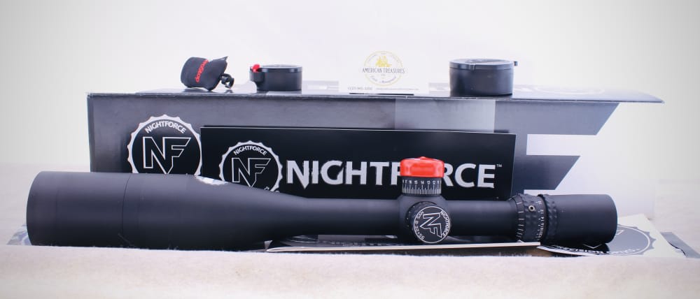 Nightforce NXS 8-32x56mm C437 ZeroStop .250 MOA 30mm Tube Open Box -img-0