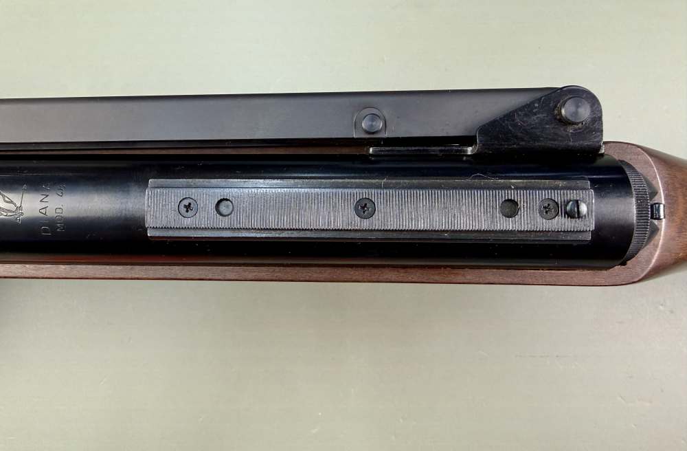 RWS Diana Model 48 .177 Cal Sidelever Air Rifle – Wood Stock – Fixed Barrel-img-16