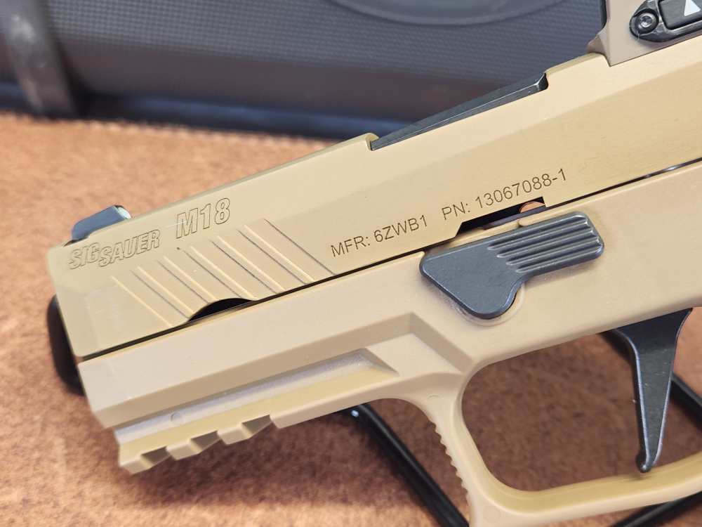 Sig Sauer P320 M18X 9mm (3) Magazines Romeo M17 Optic Like New Unfired-img-3