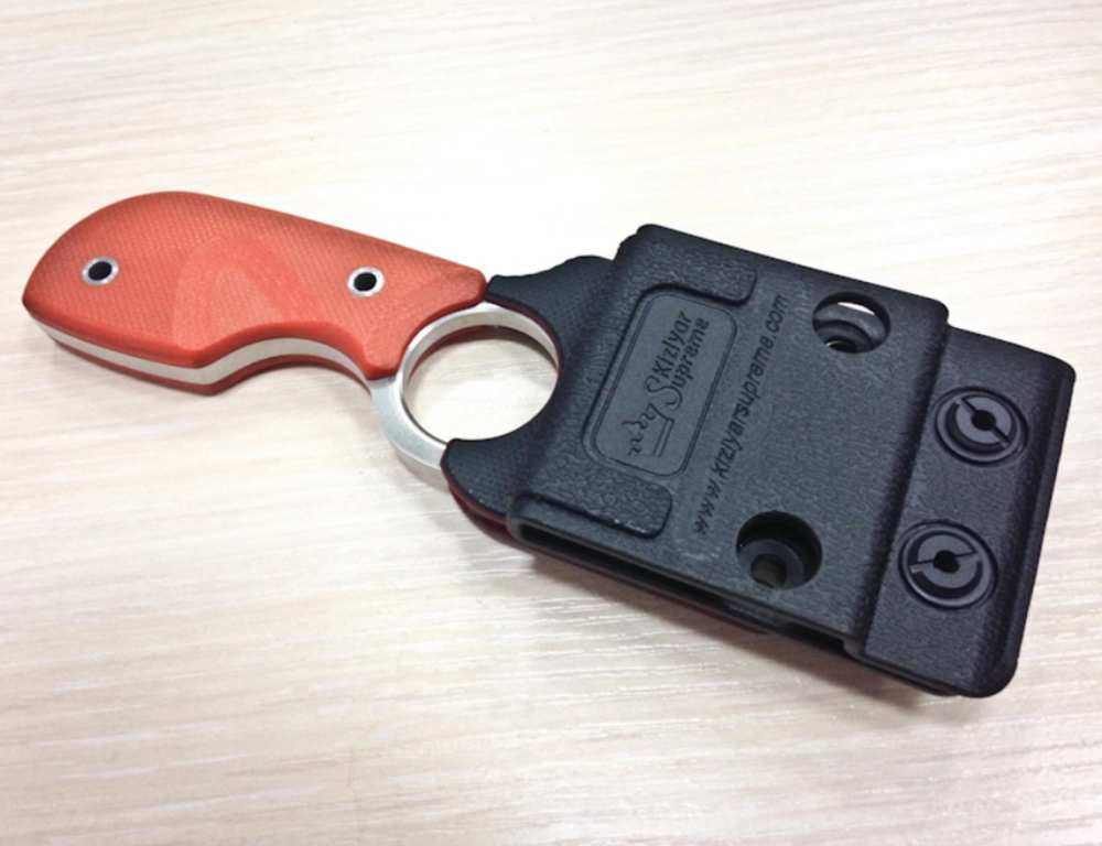 KIZLYAR SUPREME AMIGO Z — RUSSIAN FIXED BLADE NECK KNIFE — AUS-8 STEEL — G1-img-5