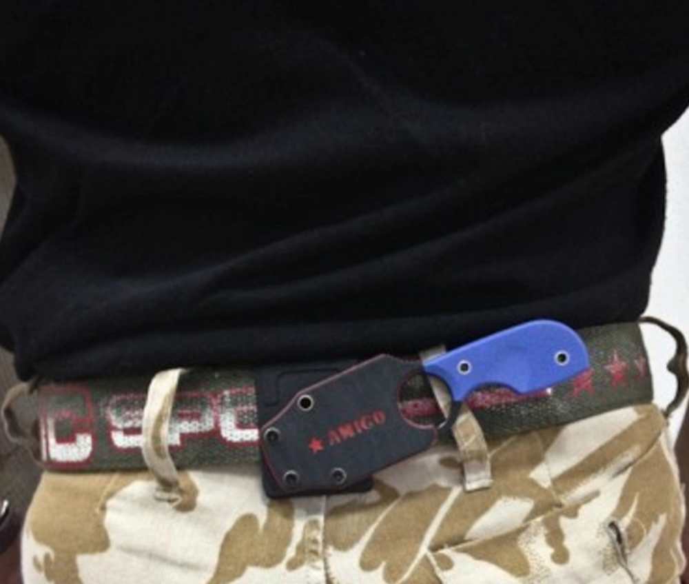 KIZLYAR SUPREME AMIGO Z — RUSSIAN FIXED BLADE NECK KNIFE — AUS-8 STEEL — G1-img-6