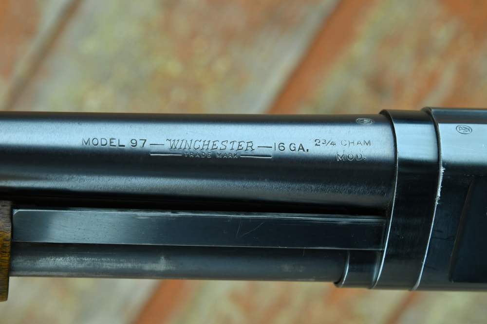 PRE WAR Winchester 1897 Shotgun - 16 GA -*EXCELLENT ORIG. BLUE!*-img-6