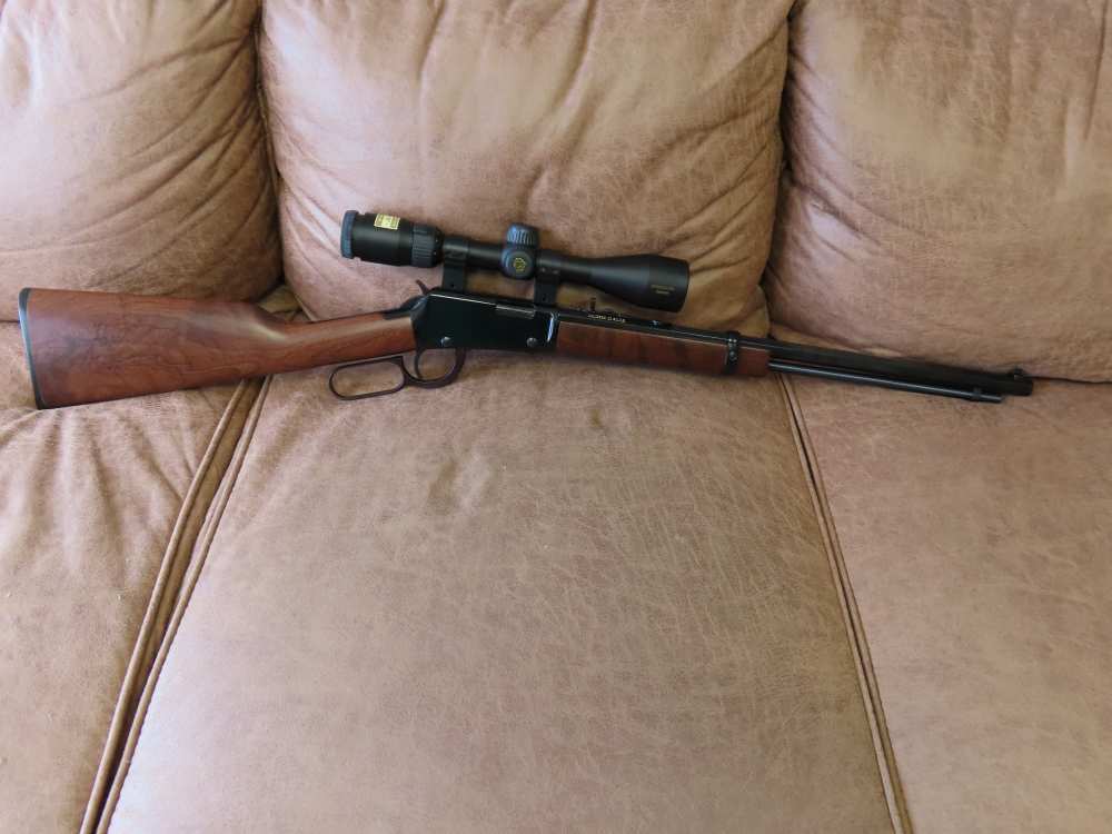 HENRY H001 LEVER ACTION 22LR RIFLE W/ NIKON PROSTAFF 3-9 40 SCOPE-img-4
