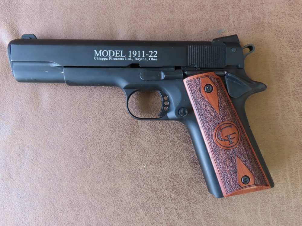 CHIAPPA 1911-22 SEMI-AUTOMATIC PISTOL W/OG BOX & 2 MAGAZINES-img-1