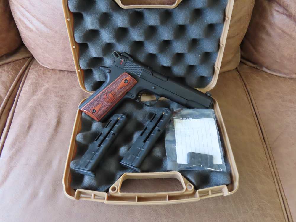 CHIAPPA 1911-22 SEMI-AUTOMATIC PISTOL W/OG BOX & 2 MAGAZINES-img-0