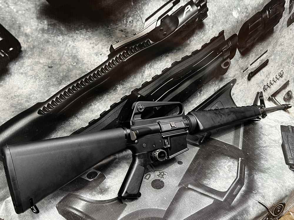 Colt H&R Balimoy M16A1 retro clone 5.56 20" chrome 5.5# trigger FRT option-img-7