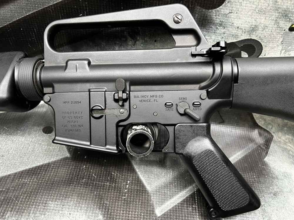 Colt H&R Balimoy M16A1 retro clone 5.56 20" chrome 5.5# trigger FRT option-img-3