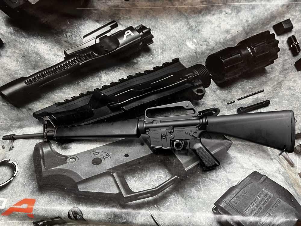 Colt H&R Balimoy M16A1 retro clone 5.56 20" chrome 5.5# trigger FRT option-img-0