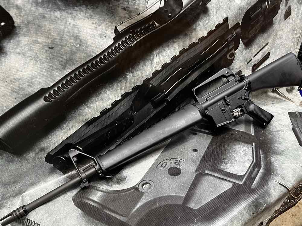 Colt H&R Balimoy M16A1 retro clone 5.56 20" chrome 5.5# trigger FRT option-img-4