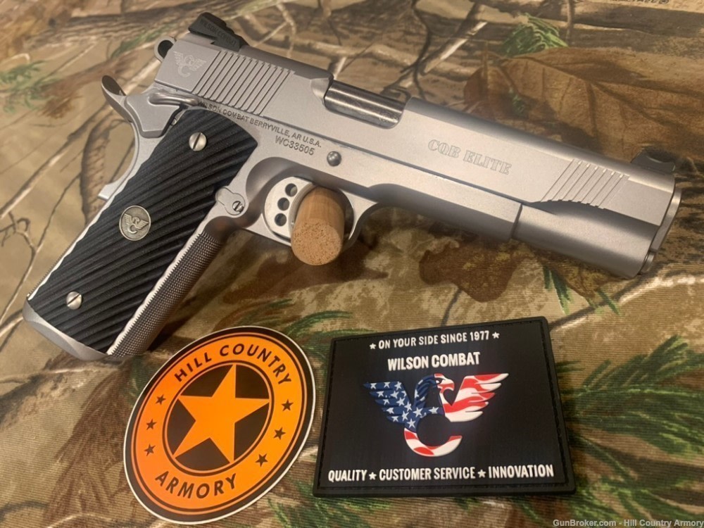 Wilson Combat CQB Elite .45 ACP Stainless w/ Ambi-Safety - NIB-img-1