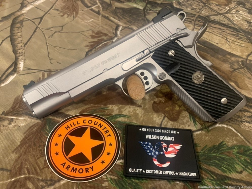 Wilson Combat CQB Elite .45 ACP Stainless w/ Ambi-Safety - NIB-img-0