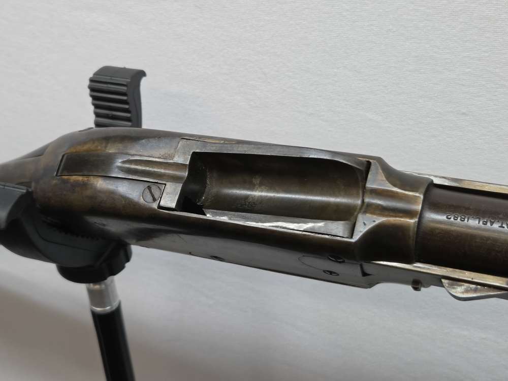 Bannerman Model 1890 12 Gauge Antique Shotgun Beautiful Casehardened Finish-img-18