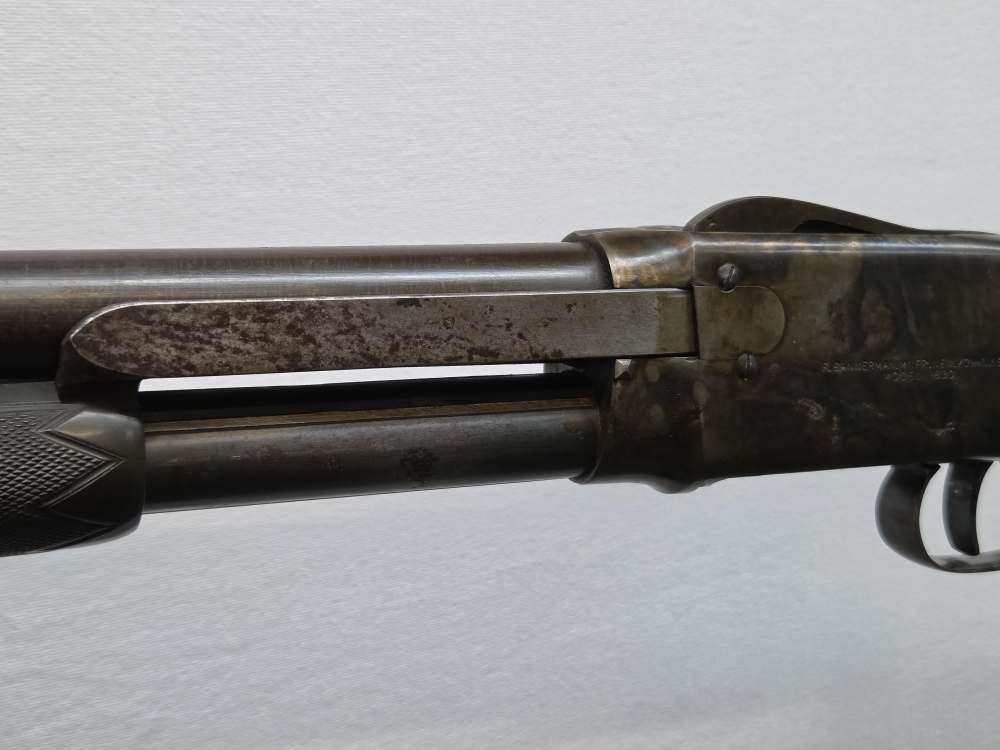 Bannerman Model 1890 12 Gauge Antique Shotgun Beautiful Casehardened Finish-img-44