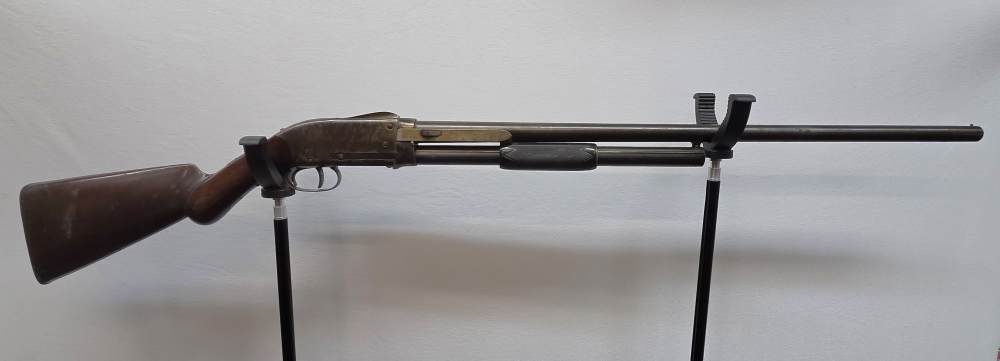 Bannerman Model 1890 12 Gauge Antique Shotgun Beautiful Casehardened Finish-img-0