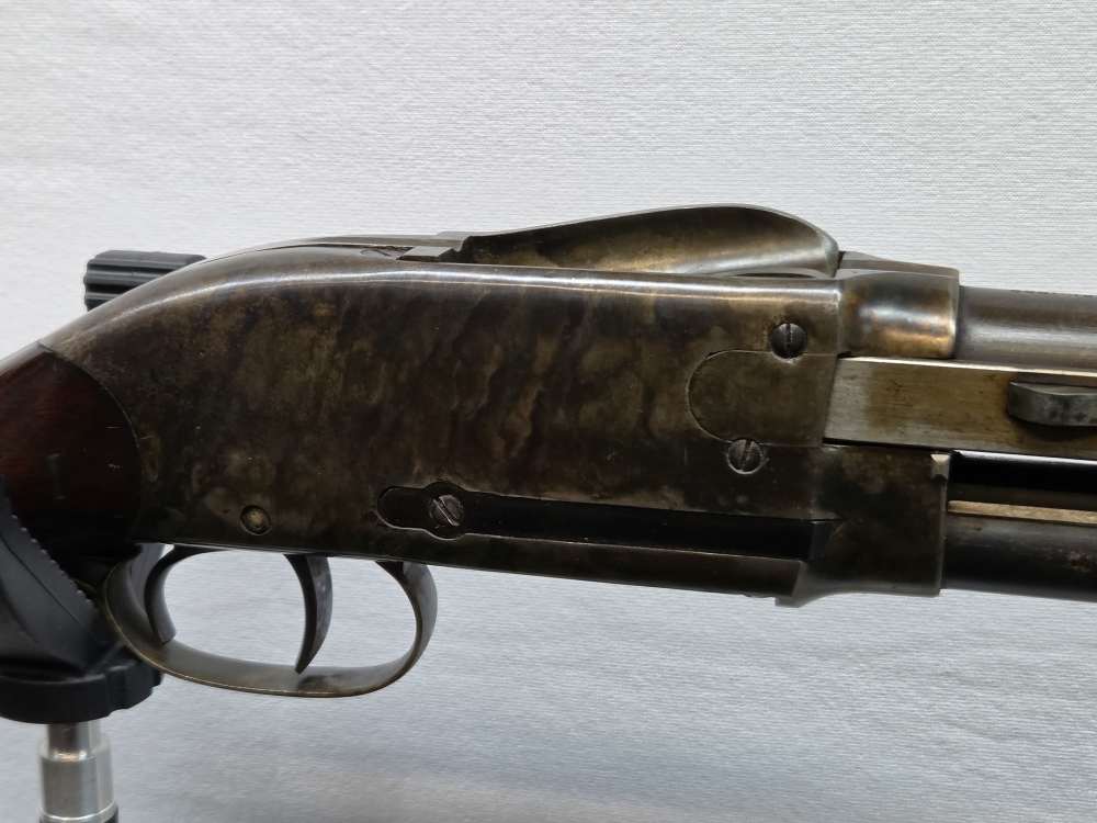 Bannerman Model 1890 12 Gauge Antique Shotgun Beautiful Casehardened Finish-img-8
