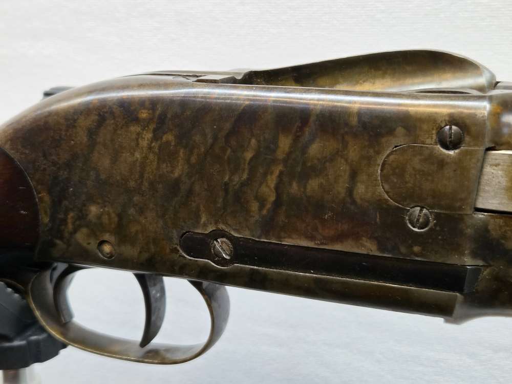 Bannerman Model 1890 12 Gauge Antique Shotgun Beautiful Casehardened Finish-img-9