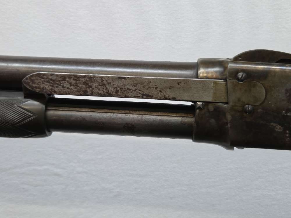 Bannerman Model 1890 12 Gauge Antique Shotgun Beautiful Casehardened Finish-img-43