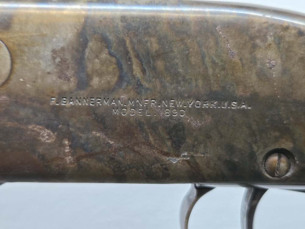 Bannerman Model 1890 12 Gauge Antique Shotgun Beautiful Casehardened Finish-img-42