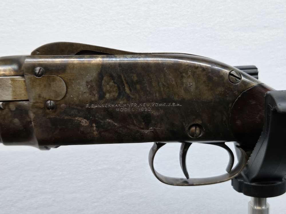 Bannerman Model 1890 12 Gauge Antique Shotgun Beautiful Casehardened Finish-img-41