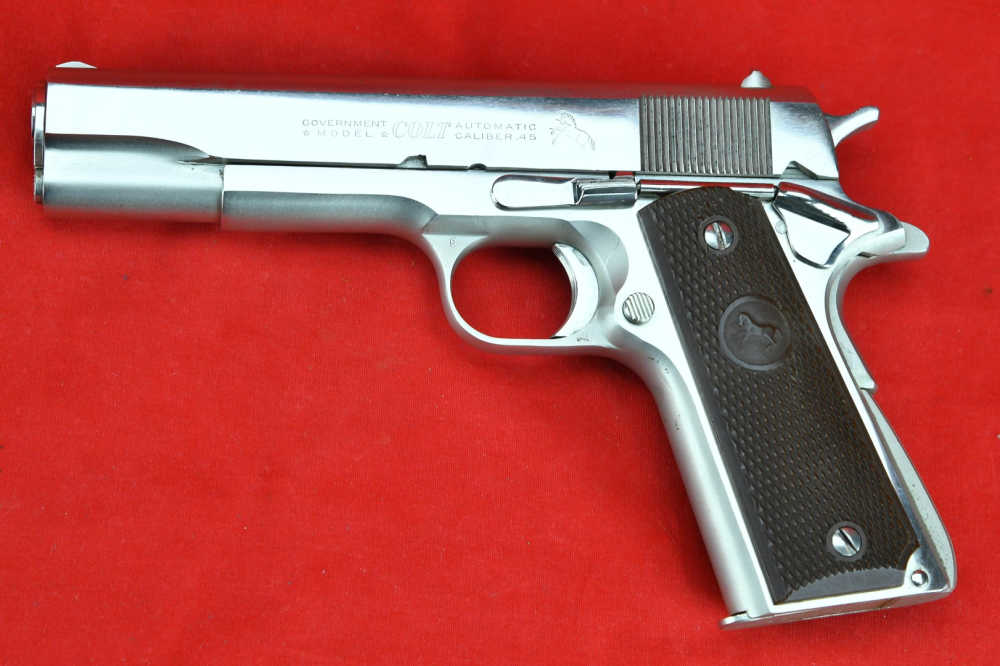 RARE, PRE-70 Series Colt 1911 Government Model - .45 ACP *FACTORY NICKEL*-img-35