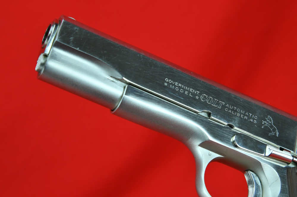 RARE, PRE-70 Series Colt 1911 Government Model - .45 ACP *FACTORY NICKEL*-img-11