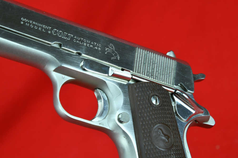 RARE, PRE-70 Series Colt 1911 Government Model - .45 ACP *FACTORY NICKEL*-img-10