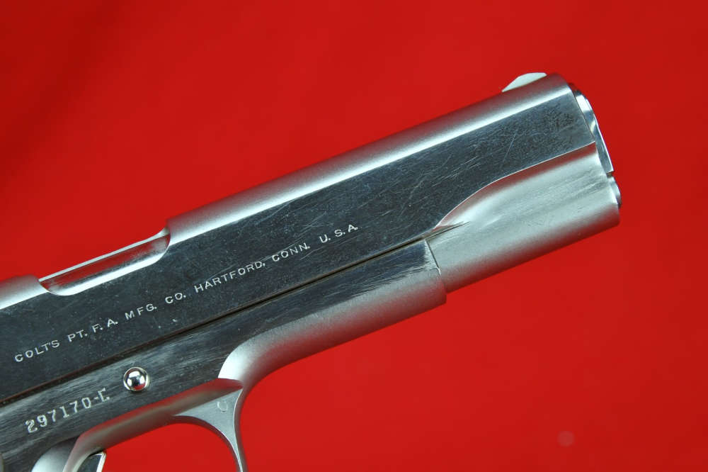 RARE, PRE-70 Series Colt 1911 Government Model - .45 ACP *FACTORY NICKEL*-img-20
