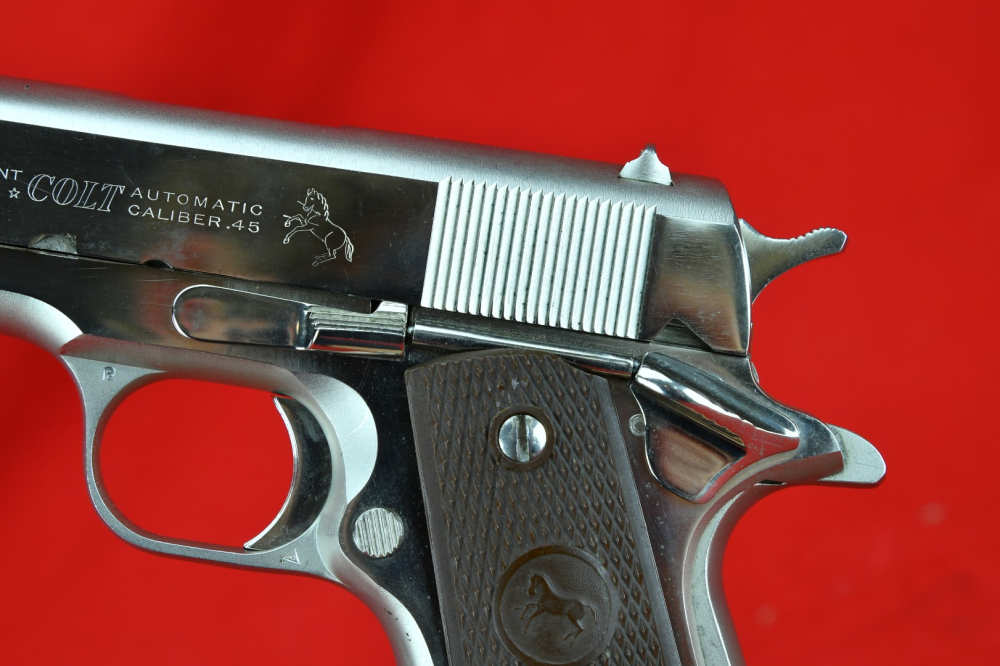 RARE, PRE-70 Series Colt 1911 Government Model - .45 ACP *FACTORY NICKEL*-img-5