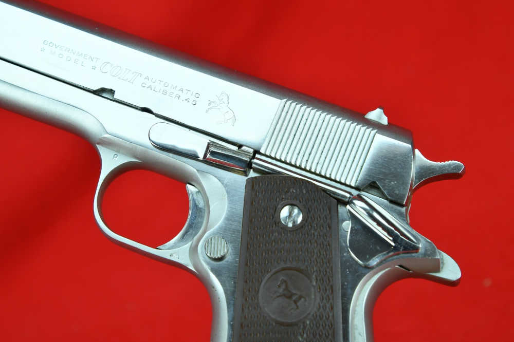 RARE, PRE-70 Series Colt 1911 Government Model - .45 ACP *FACTORY NICKEL*-img-14