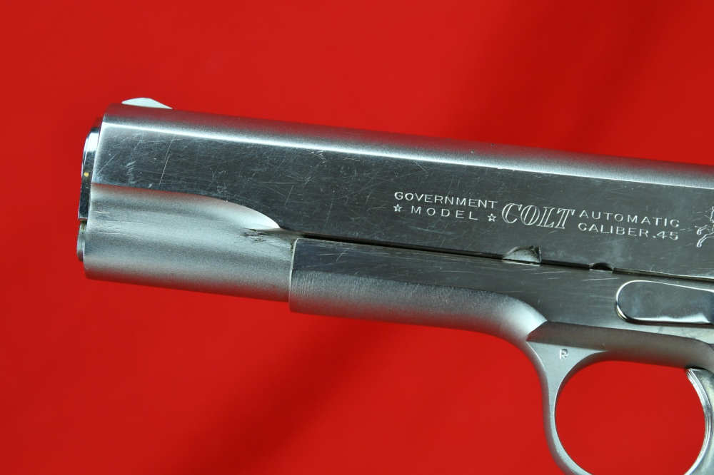 RARE, PRE-70 Series Colt 1911 Government Model - .45 ACP *FACTORY NICKEL*-img-8