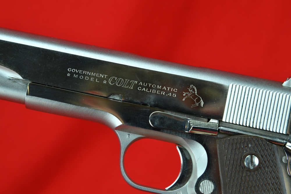RARE, PRE-70 Series Colt 1911 Government Model - .45 ACP *FACTORY NICKEL*-img-6