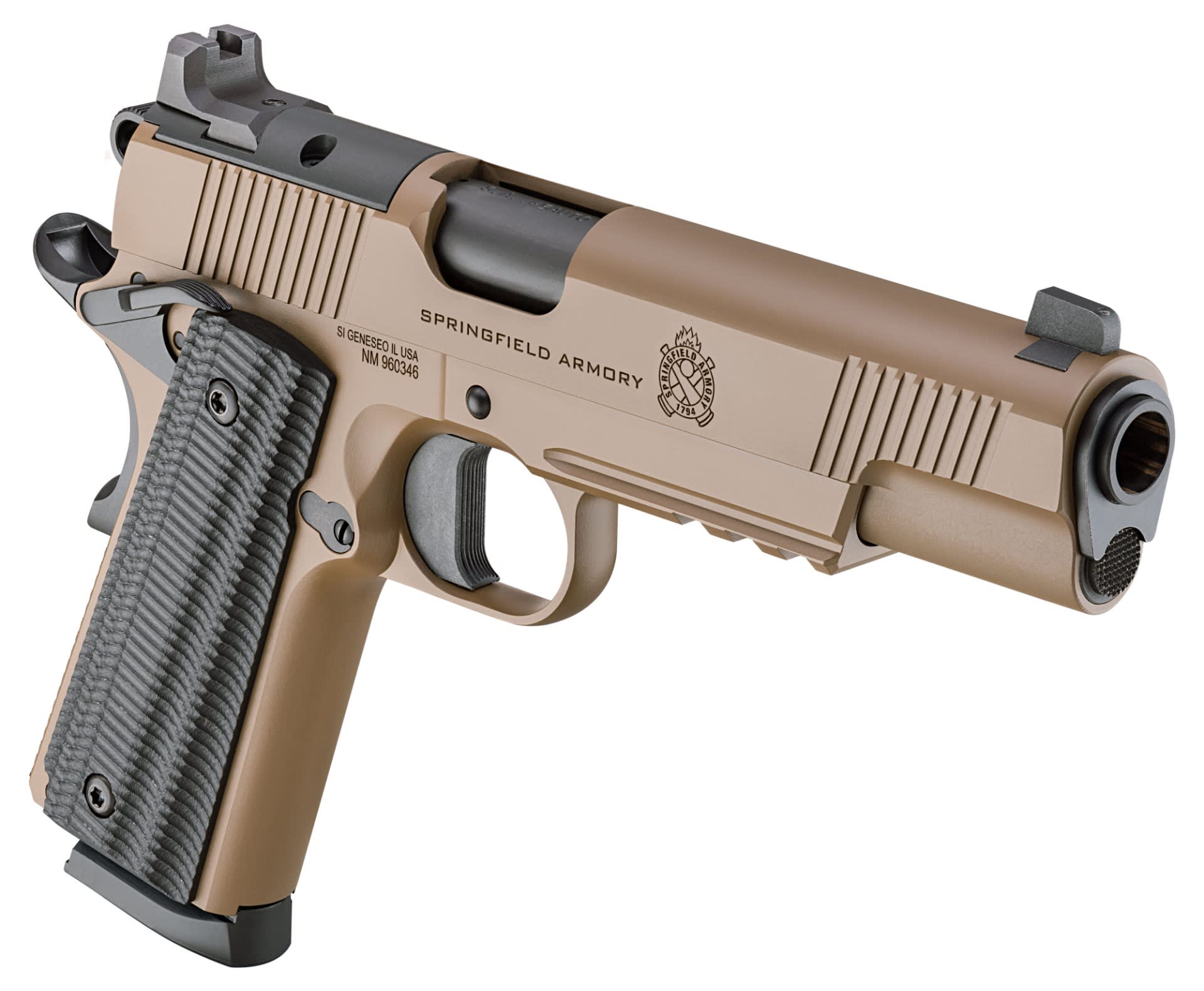 Springfield Armory 1911 Operator AOS 45 ACP Pistol 5 Coyote Brown PO9230CBA-img-0