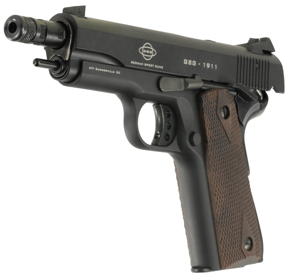 ATI GSG 1911 22 LR Pistol Serrated 5" Threaded Fixed Sights Single Action -img-3