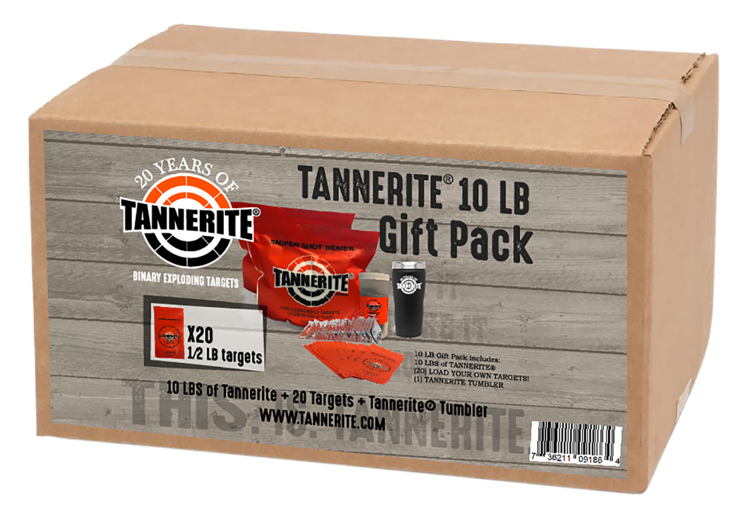 Tannerite GIFTPACK Thermal Tumbler Gift Pack Impact Enhancement Explosion W-img-0