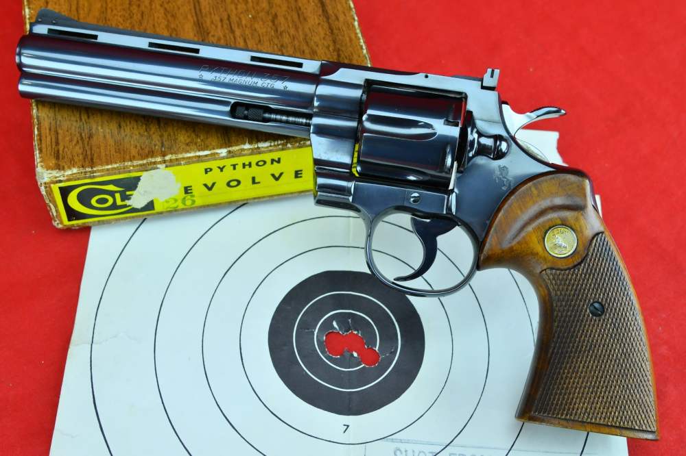 MINTY, EARLY Colt Python - Blue - .357 Mag -*W/ Original Box* -img-0