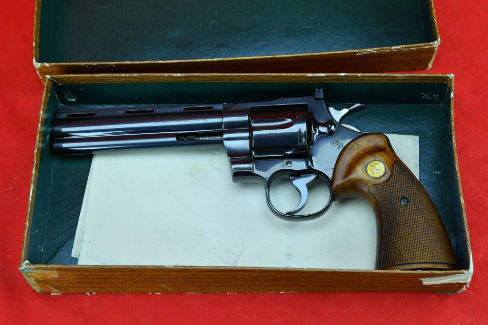 MINTY, EARLY Colt Python - Blue - .357 Mag -*W/ Original Box* -img-7