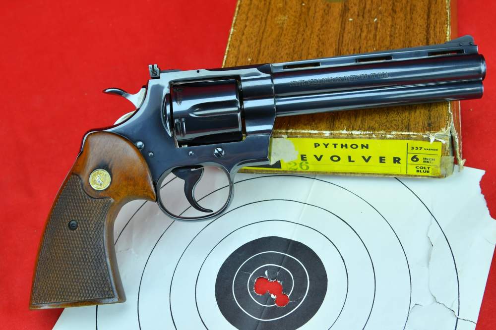 MINTY, EARLY Colt Python - Blue - .357 Mag -*W/ Original Box* -img-1