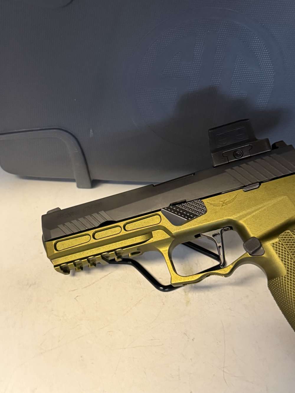 Custom! Sig Sauer P320 9mm. Icarus Frame, Ported Slide, Holosun 509T, -img-11